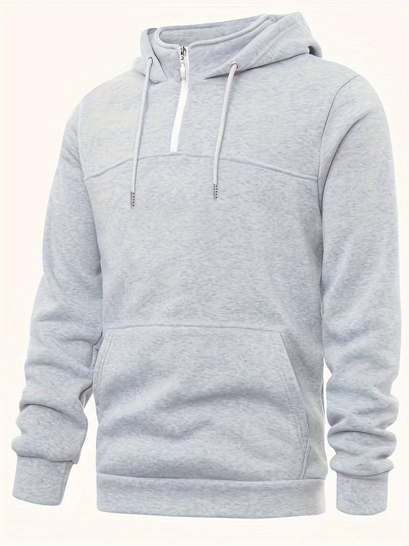 Heren Hoodie Casual Katoen Ontspannen Pasvorm-4