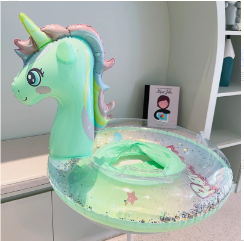 Opblaasbare Glitter Eenhoorn Zwemring