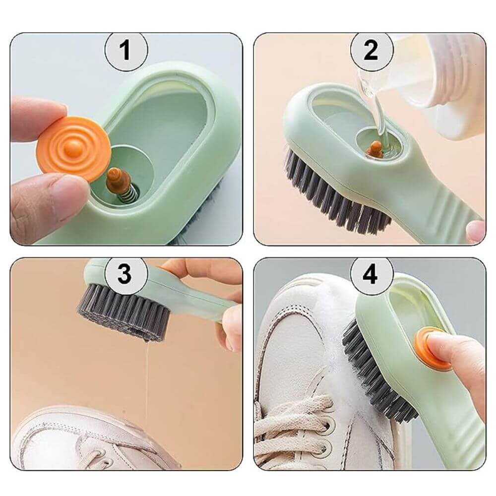 Zeepdispenser Reinigingsborstel