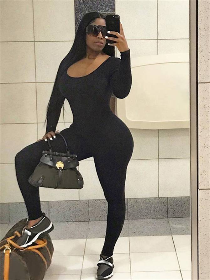 Dames Jumpsuit Strak Feestelijk Polyester-4