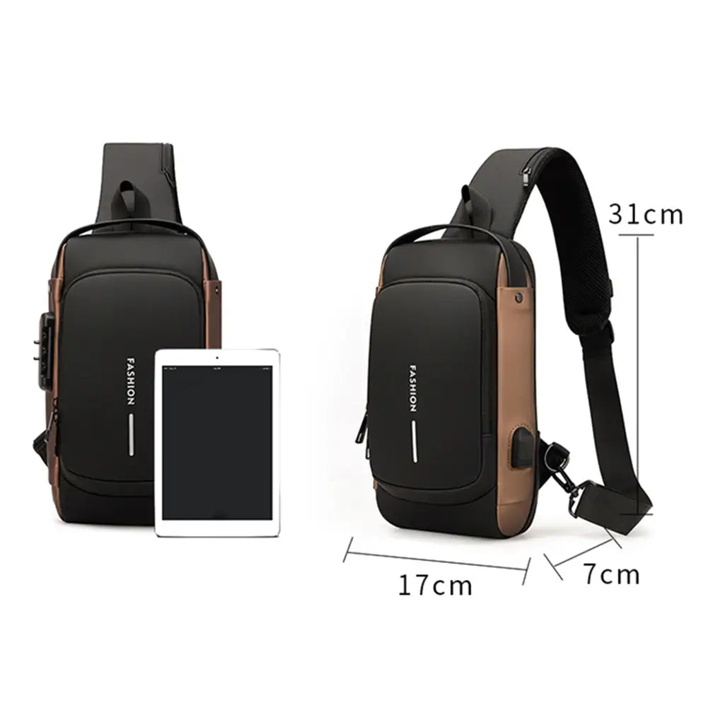 USB Opladende Cross Body Tas