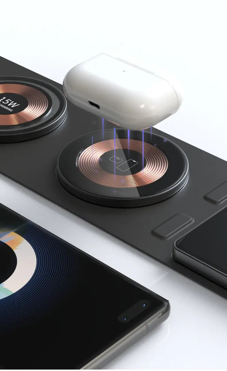 3-in-1 Opvouwbaar Draadloos Oplaadstation