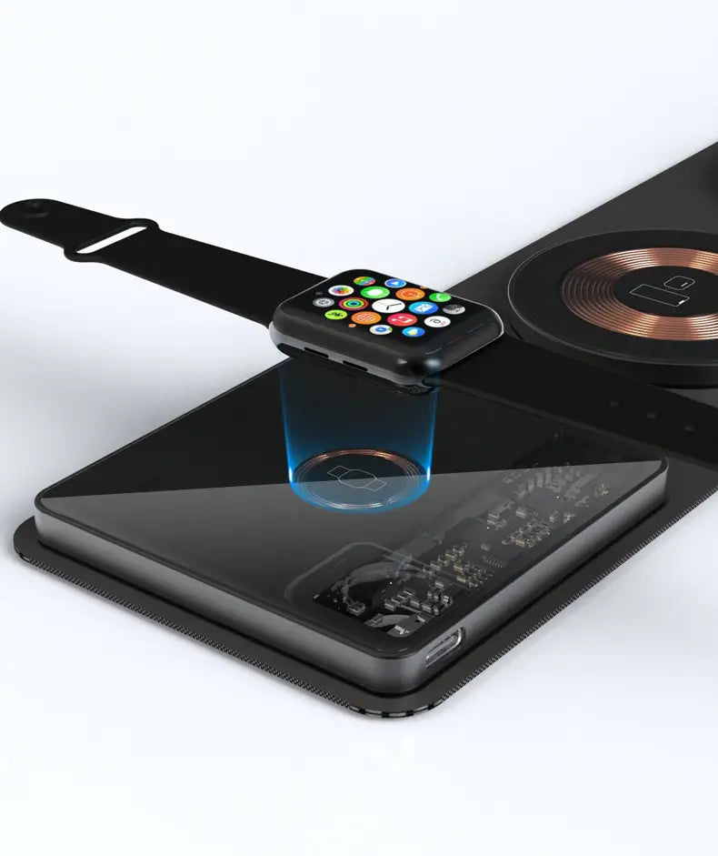 3-in-1 Opvouwbaar Draadloos Oplaadstation