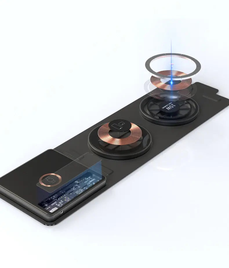 3-in-1 Opvouwbaar Draadloos Oplaadstation