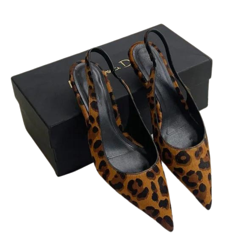 Luipaard Puntige Hakken