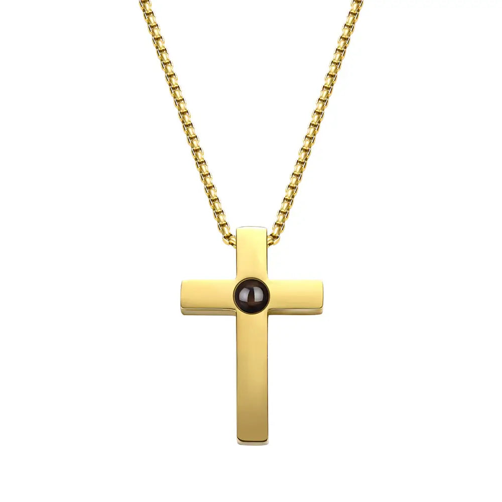 Foto Projectie Kruis Halsketting