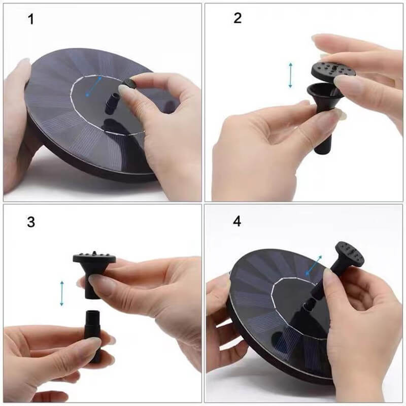 Mini Solar Drijvende Fontein