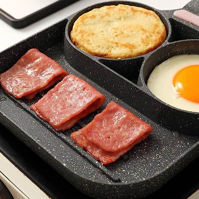 3-in-1 Antiaanbak Koekenpan