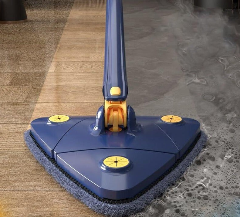Zelfdraaiende driehoekige mop