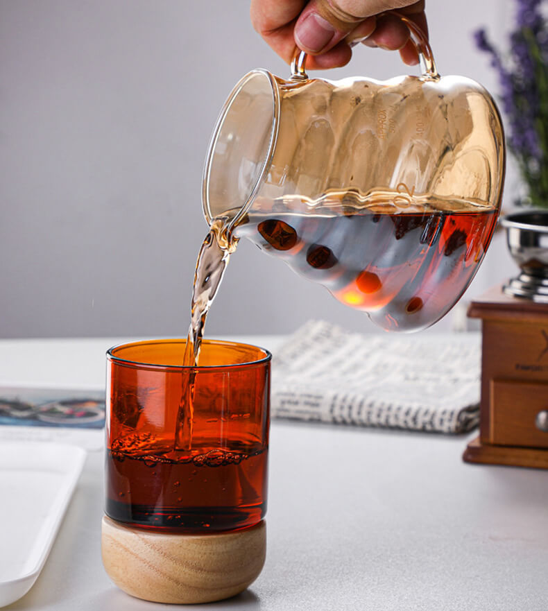 Glazen Koffiedruppelaar Set