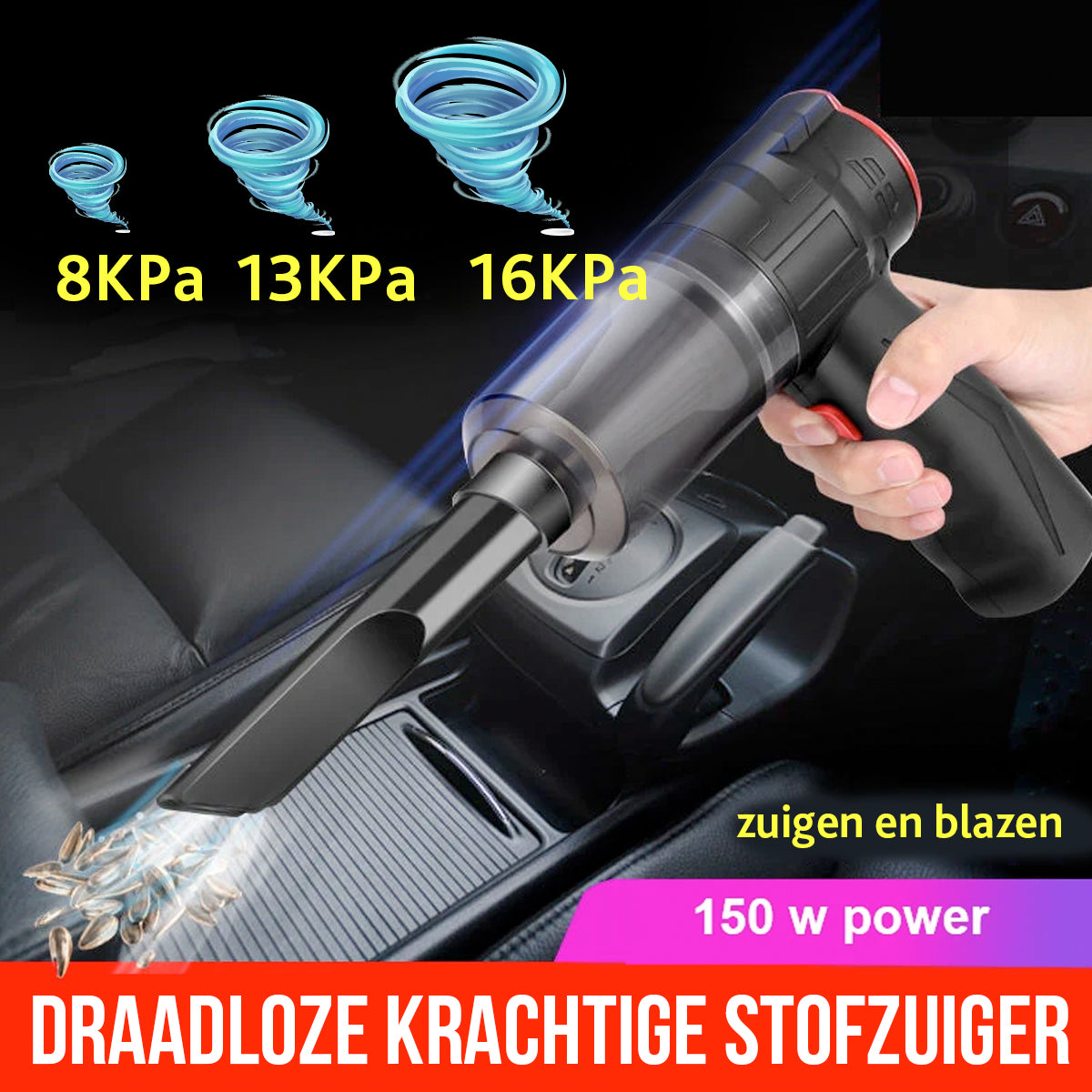 Handheld Stofzuiger en Luchtblazer