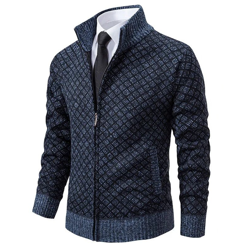 Variant image for Heren Cardigan Jacquard Stijlvol Comfortabel Materiaal-9