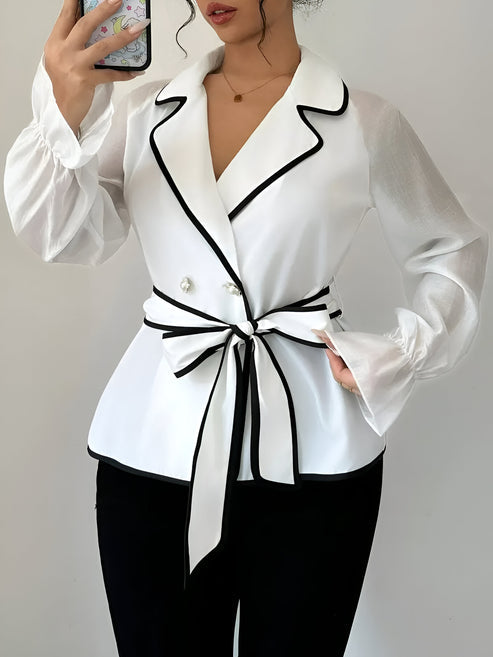 Variant image for Dames Jurk Tijdloze Elegant Voorformele en Informele Gelegenheden Hoogwaardige Stof-1