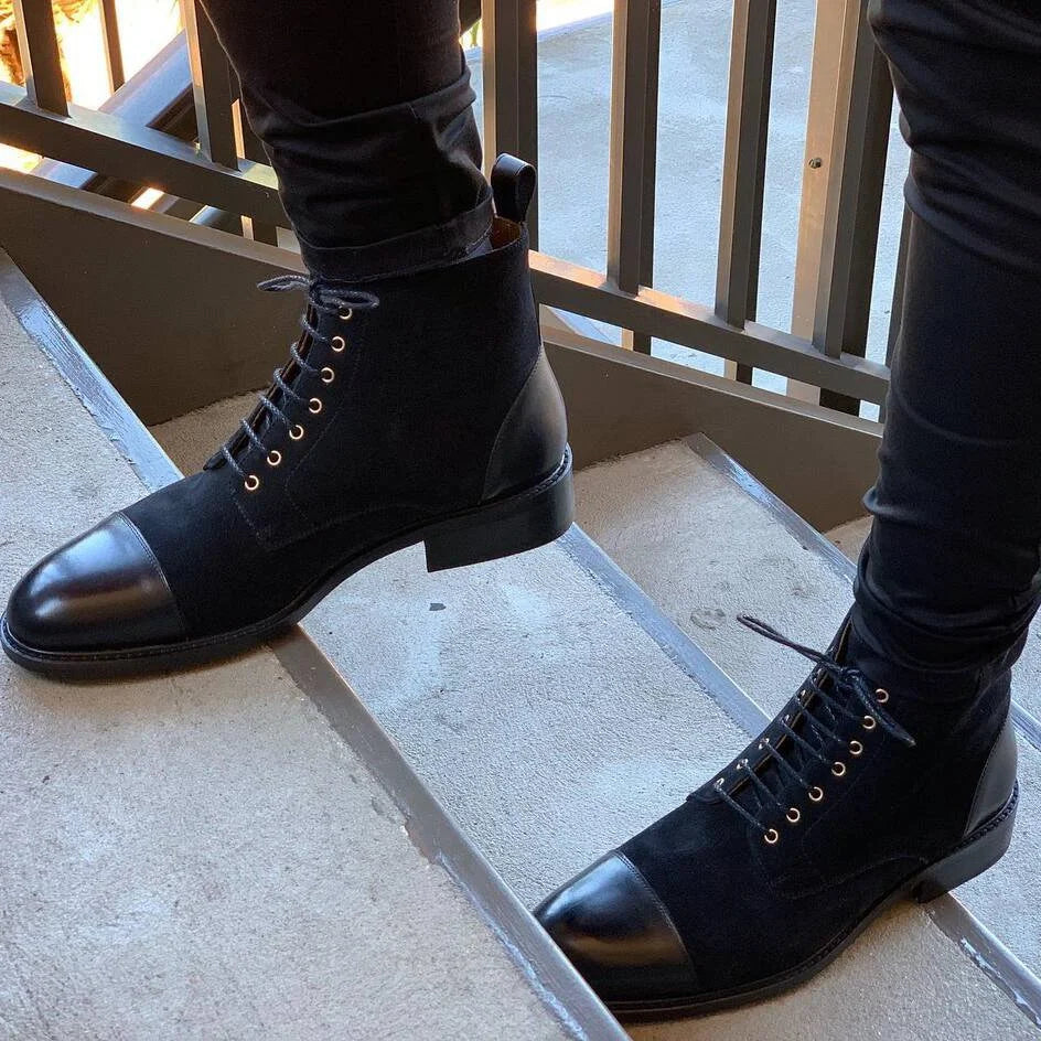 Heren Laarzen Elegante Stijl Hoogwaardig Leer-2