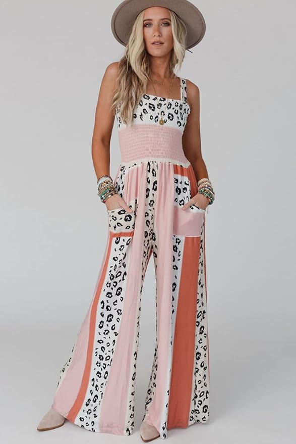 Dames Jumpsuit Feestelijk Met Wijde Pijpen Van Polyester-2