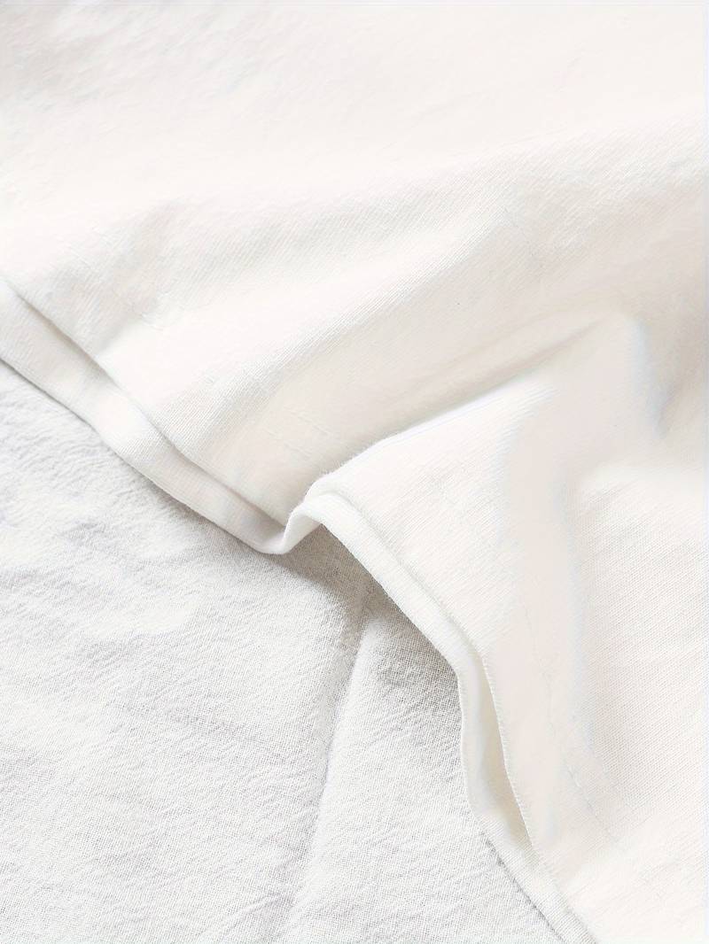 Heren T-shirt Hoge Kraag Elegant Katoen Comfortabel-3