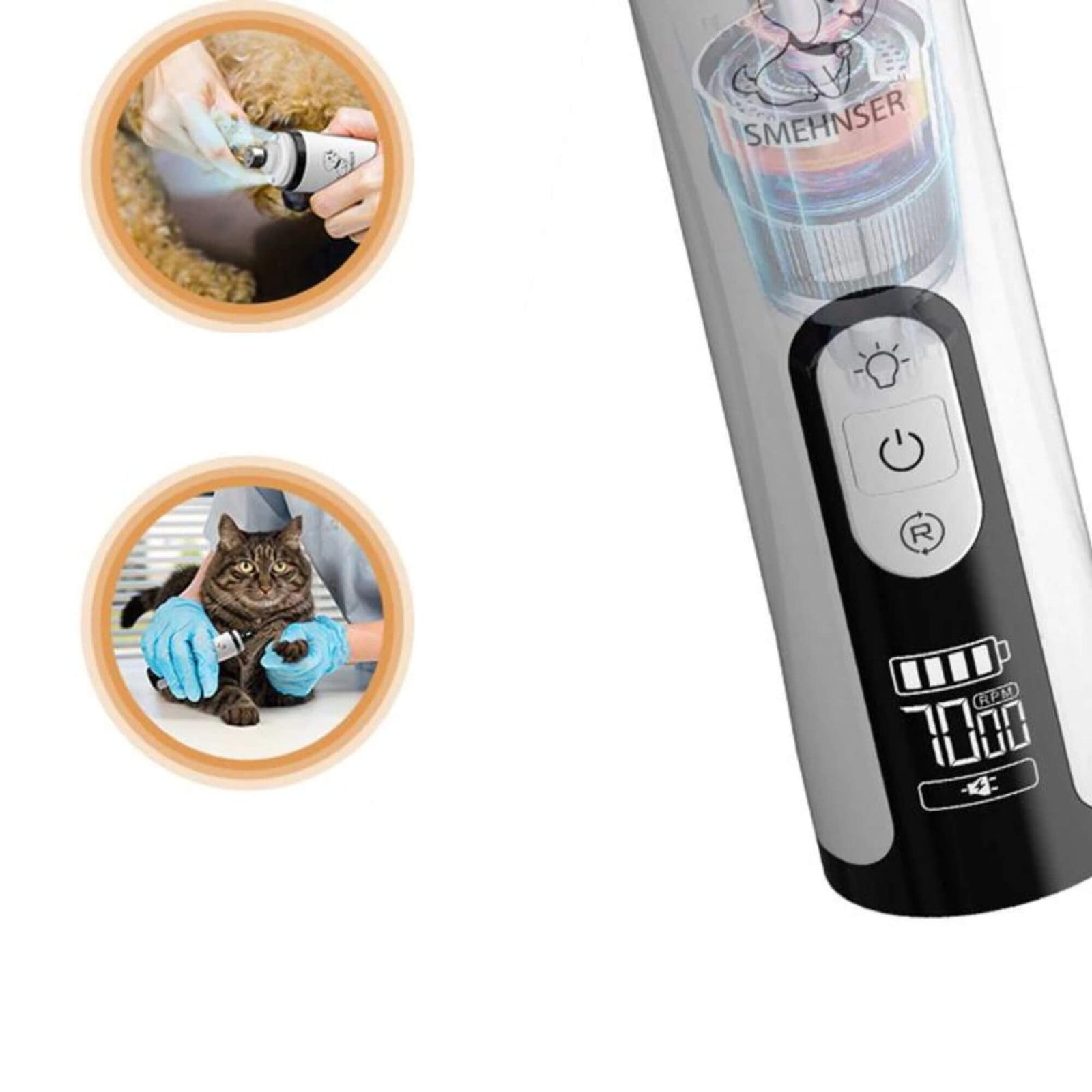 Huisdier's Elektrische LED Nagelknipper