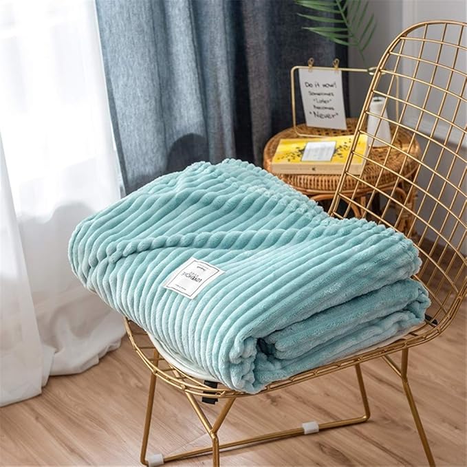 Gestreepte Flanellen Deken