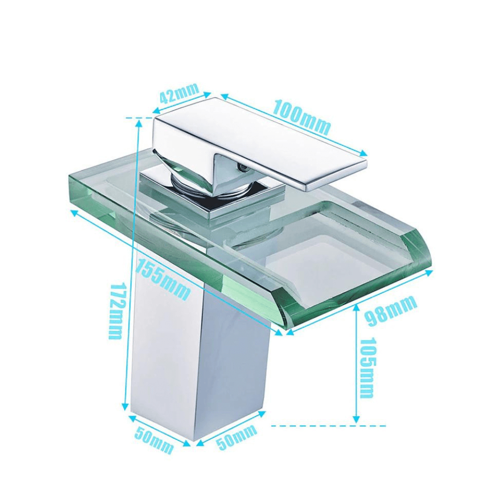 Waterval LED Wastafelkraan