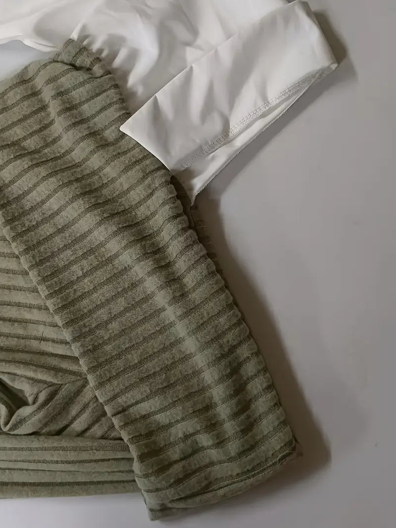 Dames Top Asymmetrisch Stijlvol Zachte Ademende Stof-4