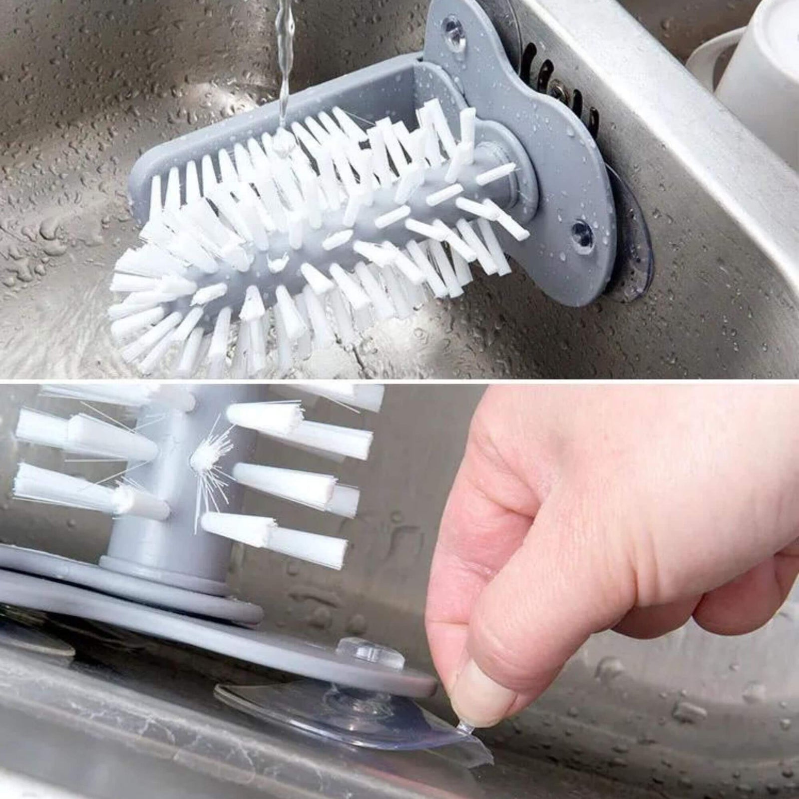 Muurbevestigde Bekerreinigingsborstel