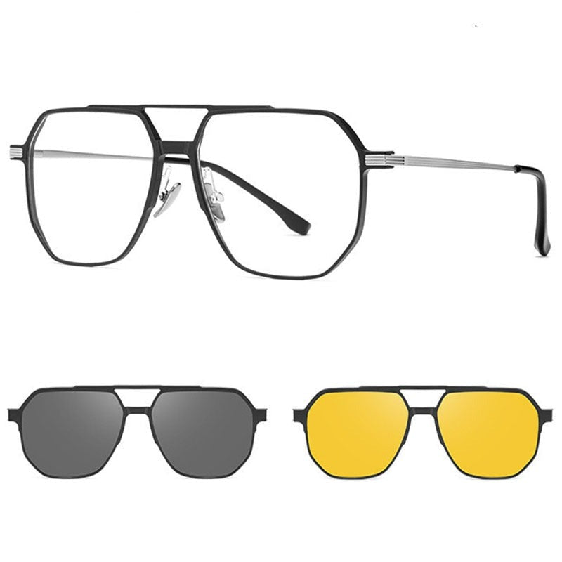 3-in-1 Magnetische Gepolariseerde Zonnebril