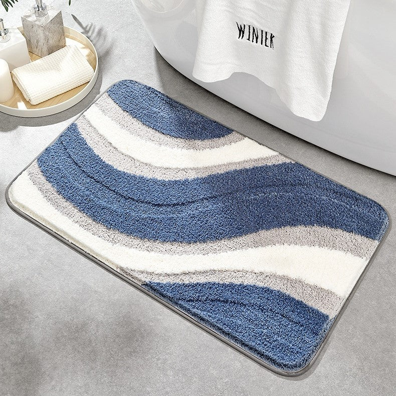 Badmat Golfpatroon Antislip voor Badkamer 3