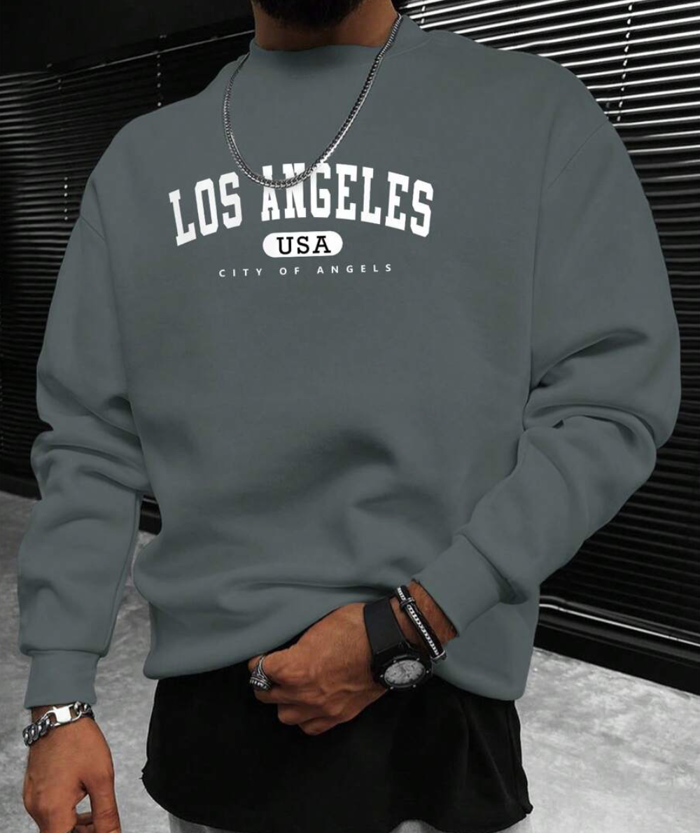 Heren Trui Comfortabele Stijlvolle Katoen Casual Outfit-1