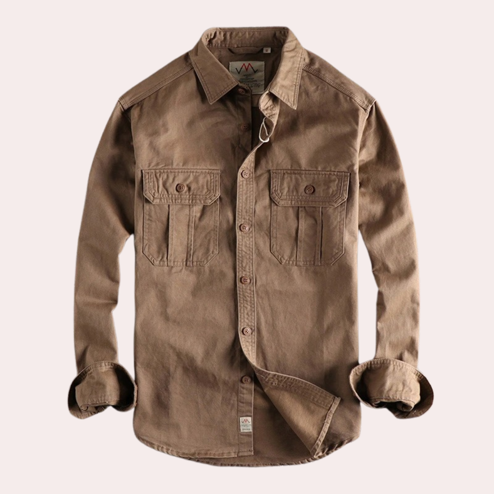 Casual overhemd met lange mouwen voor heren 1