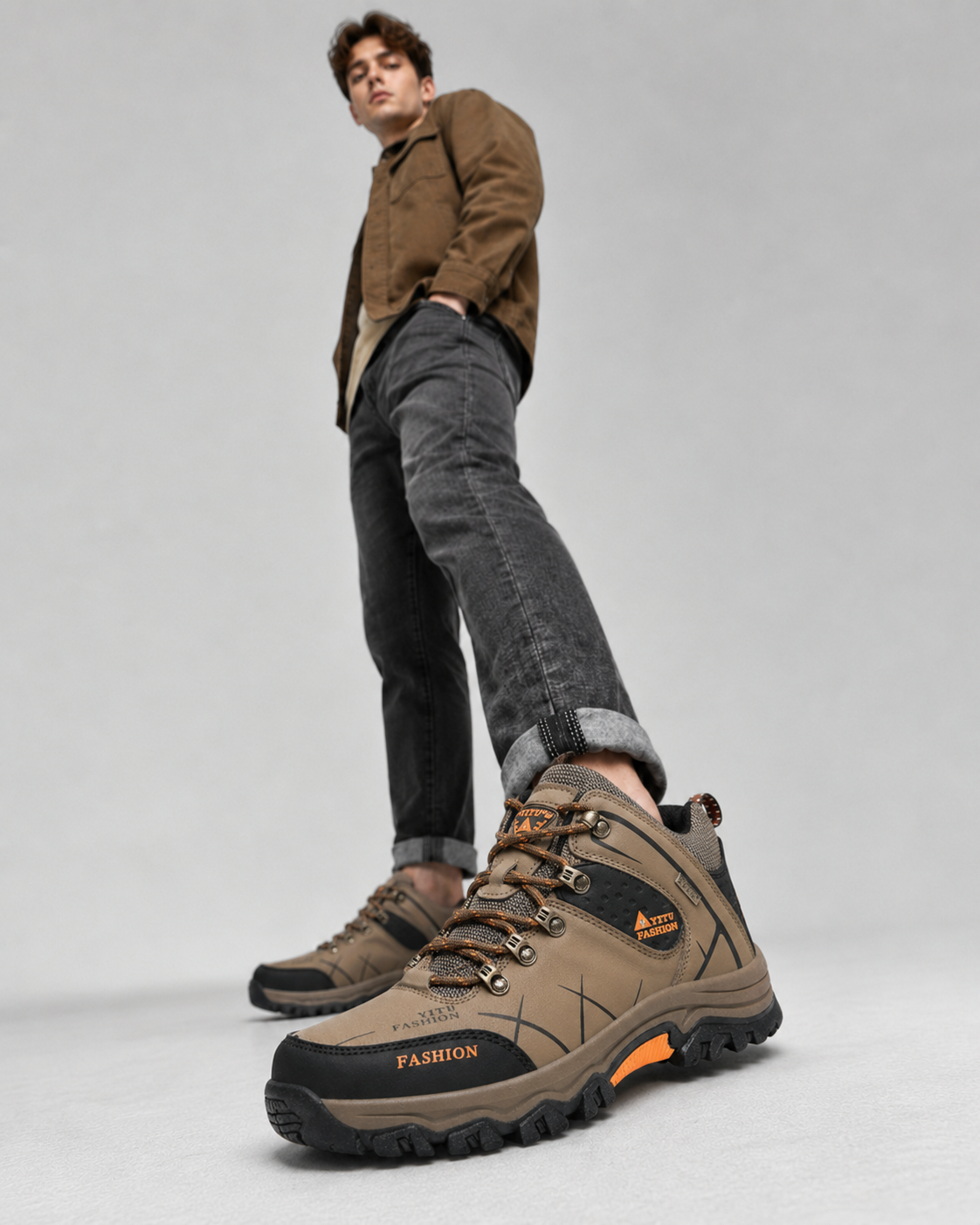 Heren Wandelschoenen Comfortabel en Ondersteunend