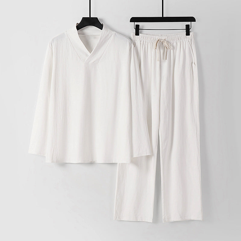 Dames 2-delige Set Met Luchtige Top en Broek 1