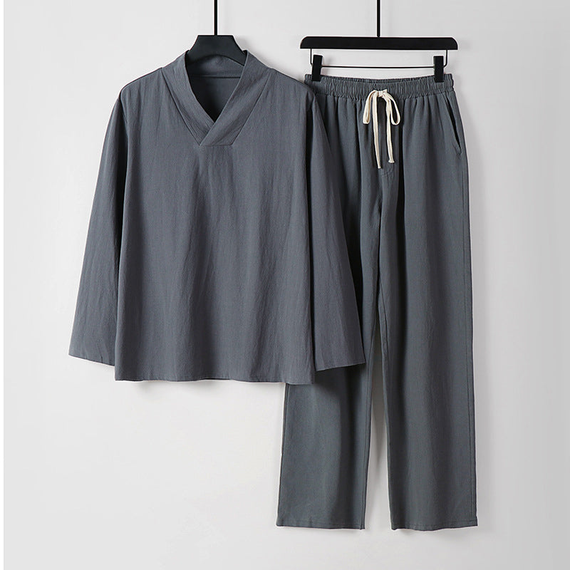 Dames 2-delige Set Met Luchtige Top en Broek 3