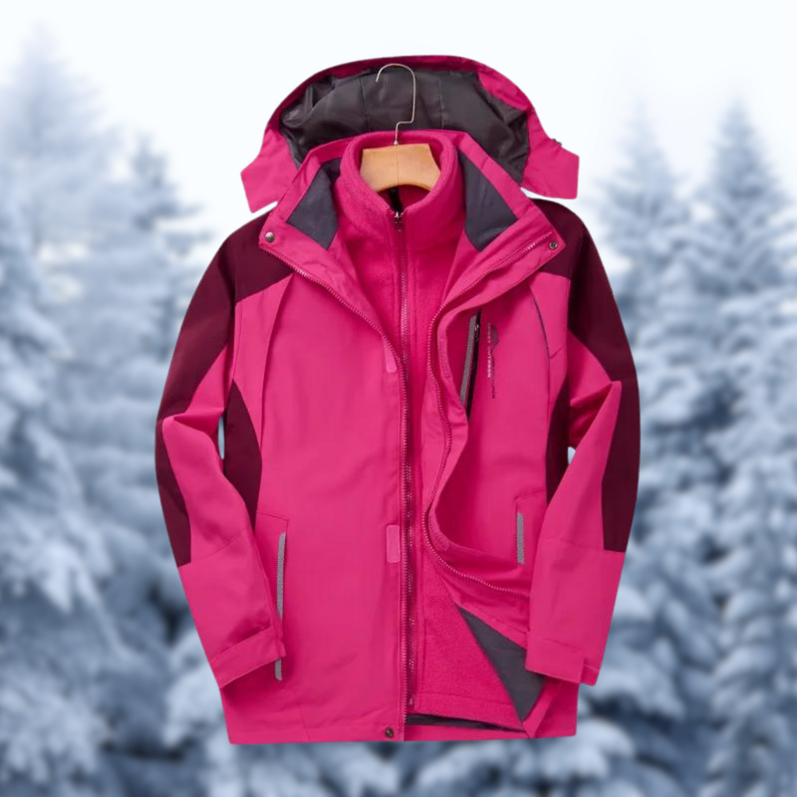 Dames 3-in-1 Jas Waterdicht 2