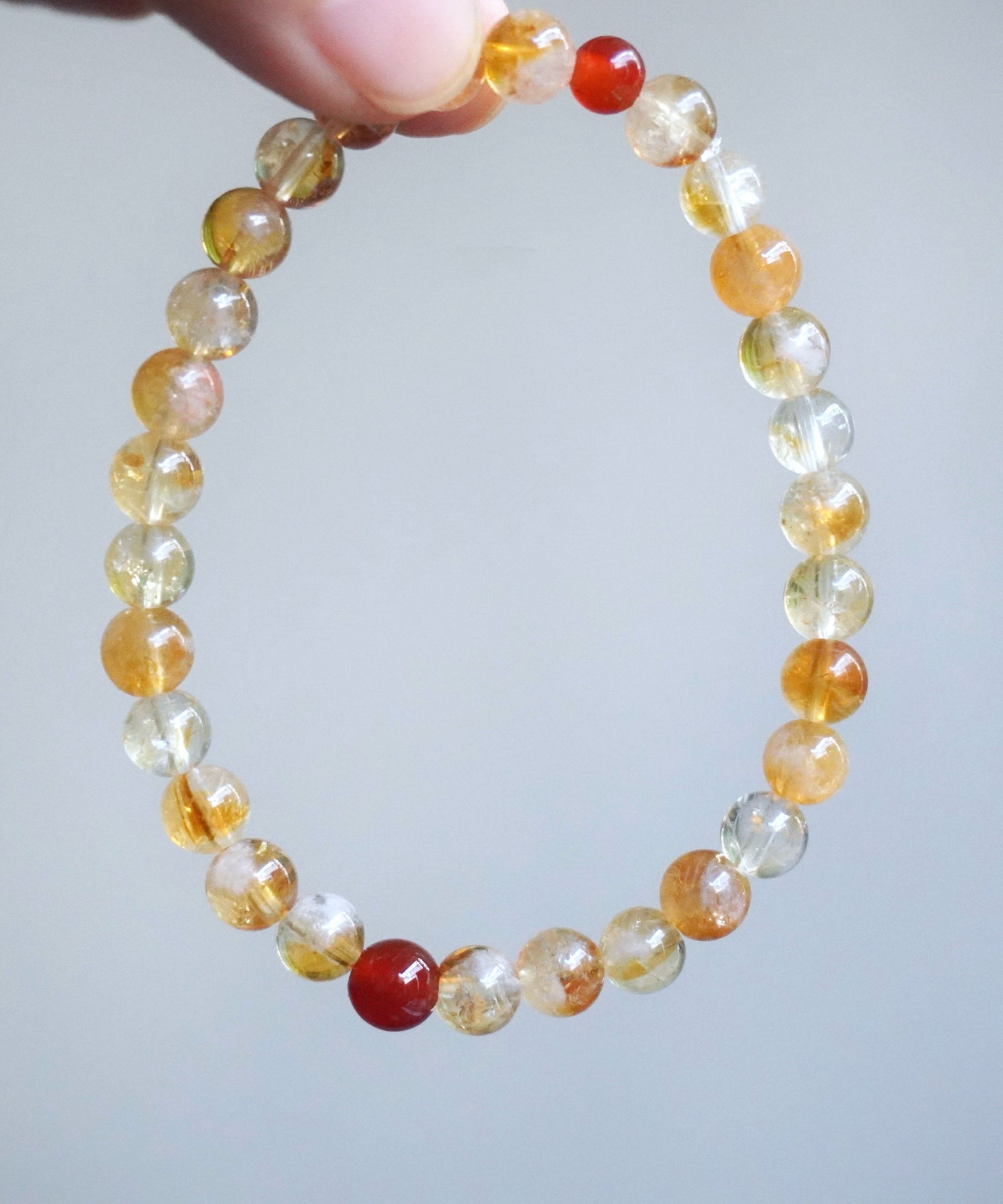 Dames Armband Chinese Stijl Gele Kristal 3
