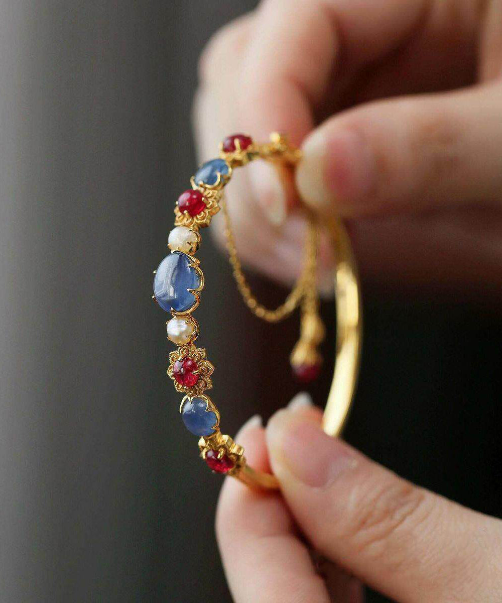 Dames Armband Fijn Verguld Met Parel- en Kristalaccenten 1