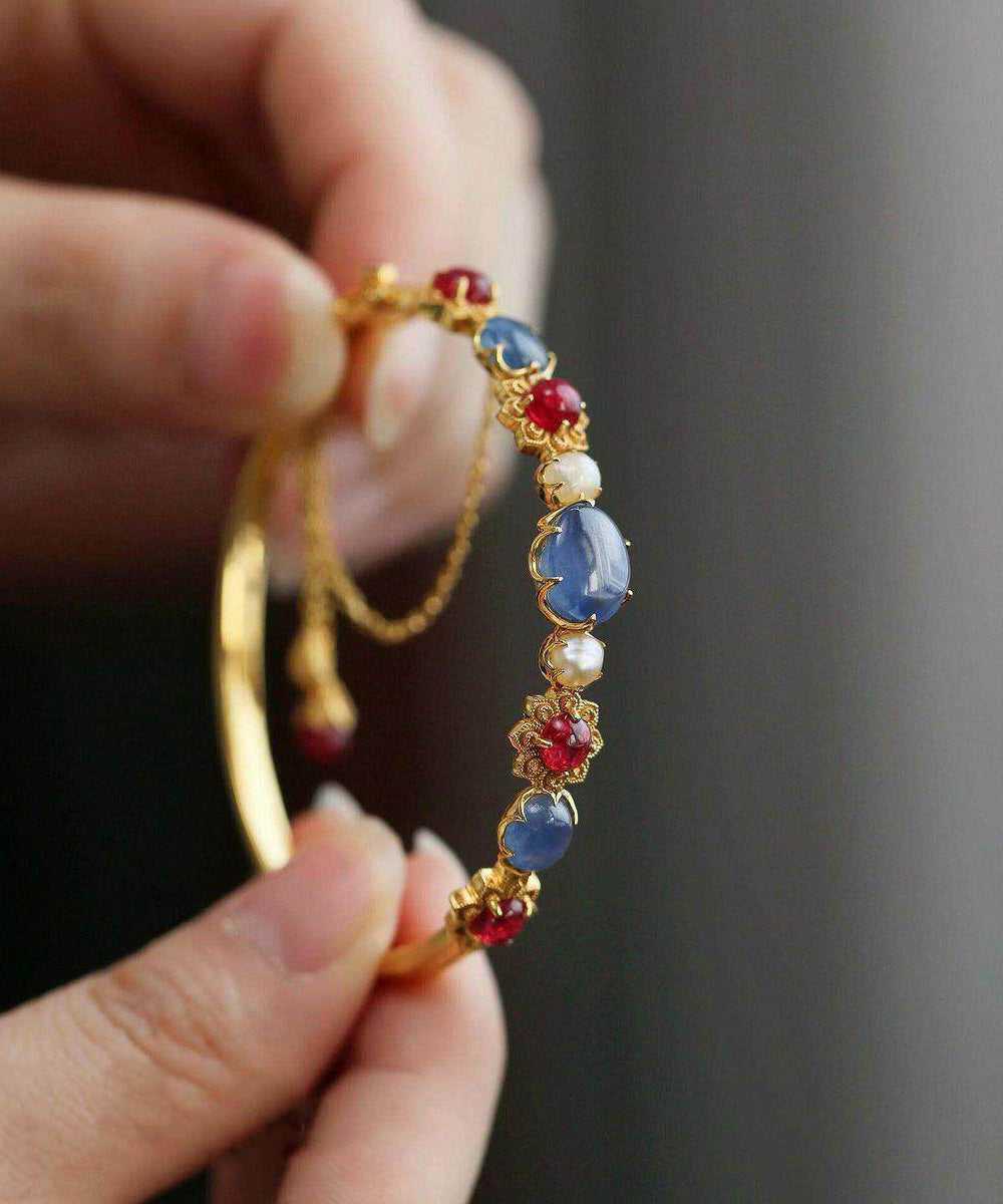 Dames Armband Fijn Verguld Met Parel- en Kristalaccenten 3