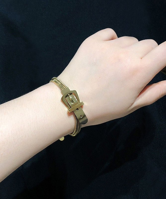 Dames Armband Goudkleurig Modern Design 1