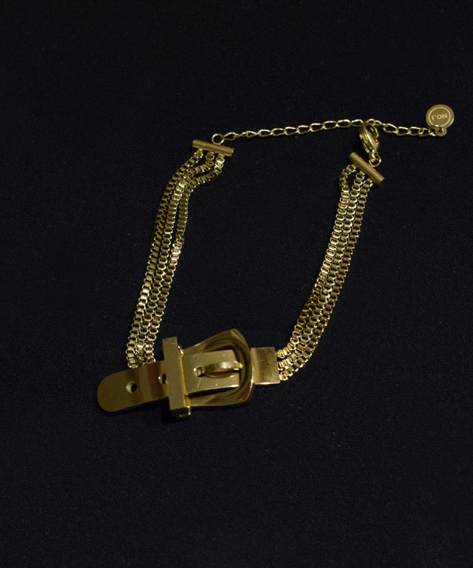 Dames Armband Goudkleurig Modern Design 3
