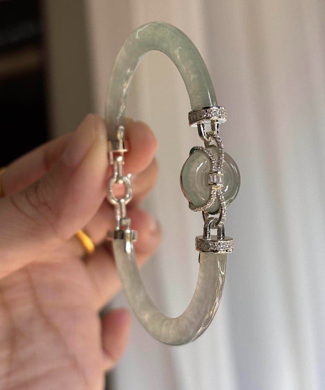 Dames Armband Met Jade Inlegstijl 3