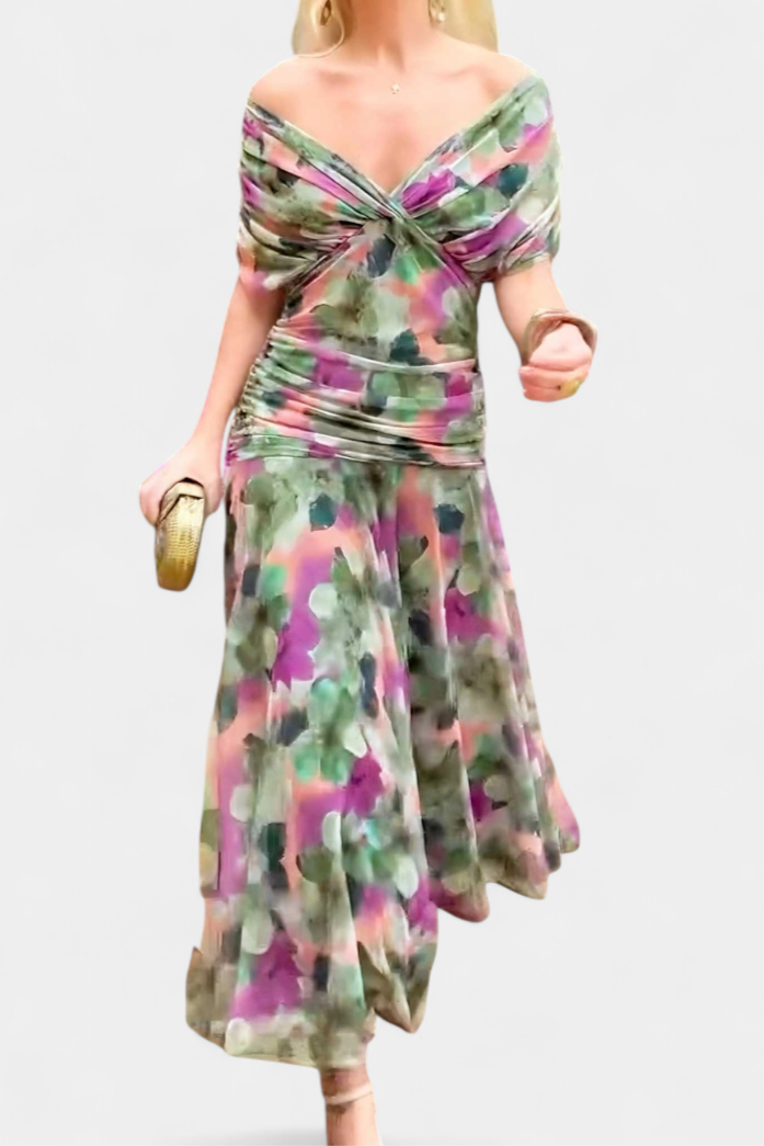 Dames Avondjurk Off-Shoulder 2