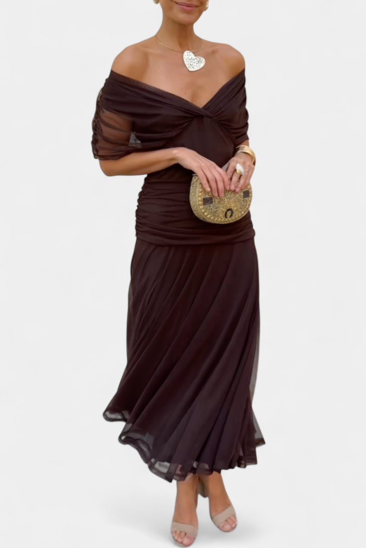 Dames Avondjurk Off-Shoulder 5