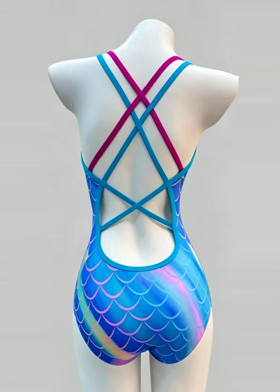 Dames Badmode Bodysuit Met Tie-Dye Ontwerp 4