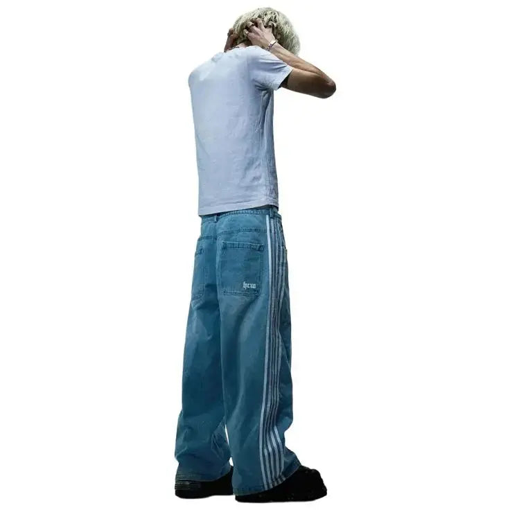 Dames Baggy Jeans Hoge Taille 2
