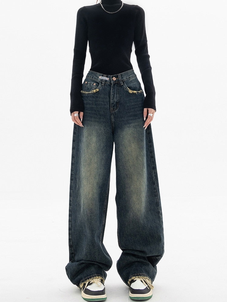 Dames Baggy Jeans Vintage Stijl 3