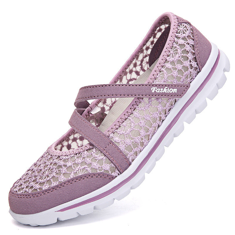 Dames Ballerina Schoenen Met Elastische Bandjes Elegant 2