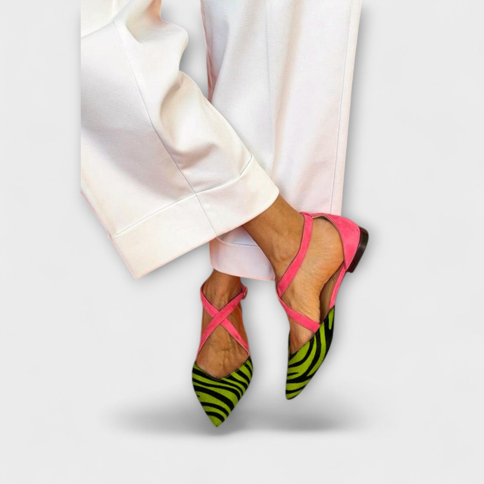 Dames Ballerina's met Zebra Design 4