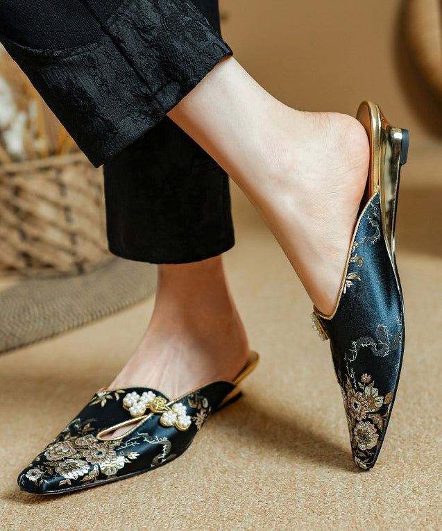 Dames Baotou Slippers Geborduurd 2