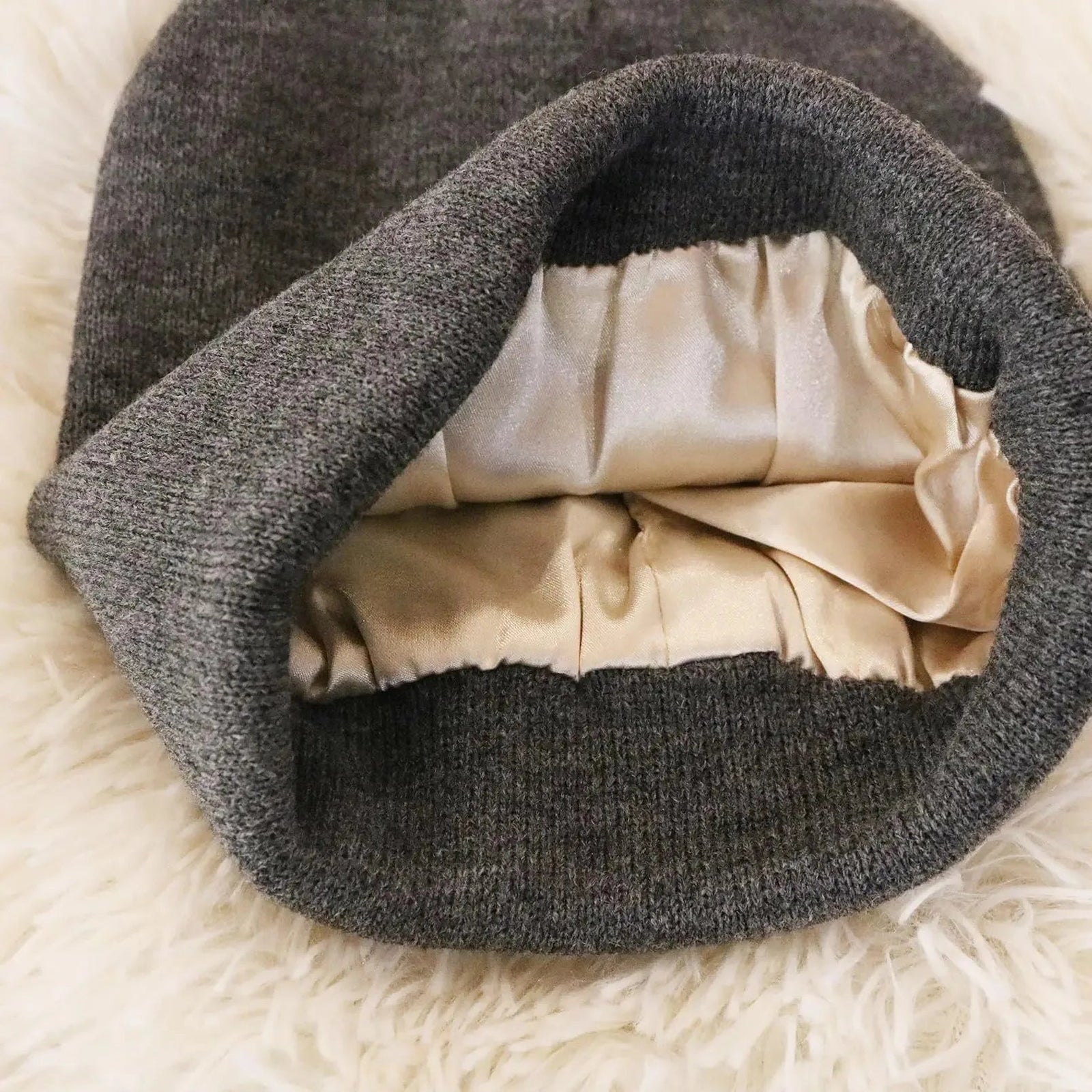Dames Beanie Met Geribbelde Textuur 6