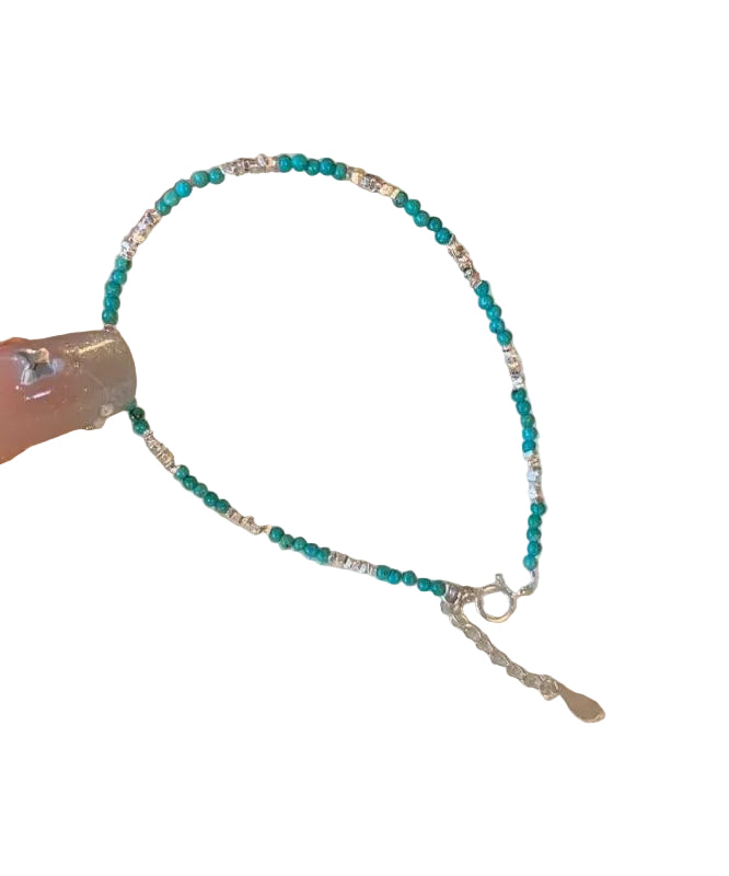 Dames Bedelarmband Korte Stijl Turkoois Accent 1