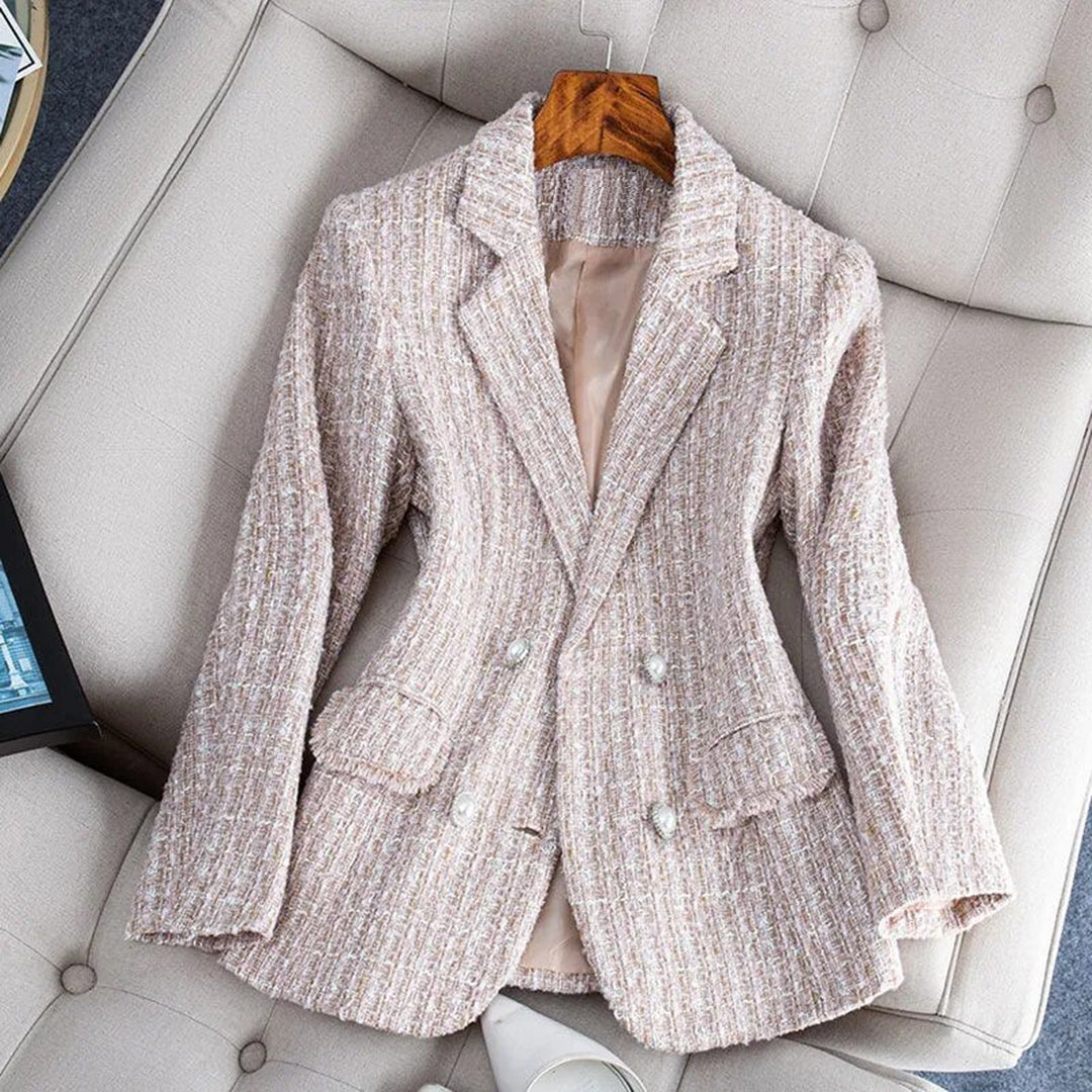 Dames Blazer Tweed Stijlvol 2